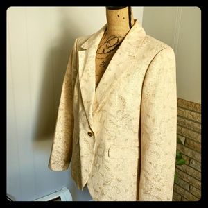 Metalic Gold and Ivory Jacket
